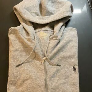 Polo by Ralph Lauren Performance Men's XL Gray Full-Zip Hoodie Sweater